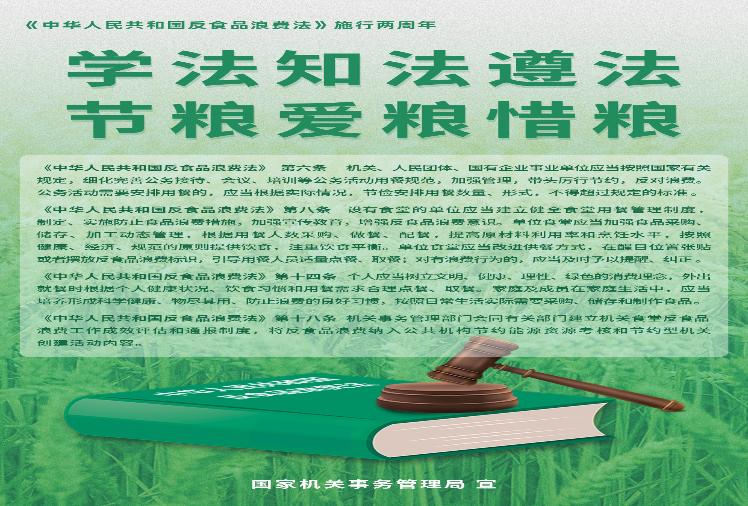 《中华人民共和国反食品浪费法》